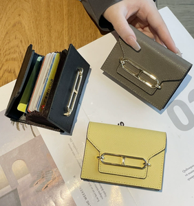 Tarjetero de Cuero Genuino para Mujer, con Múltiples Ranuras para Tarjetas, Gran Capacidad, de Cuero Vacuno, con Bloqueo Antimagnético RFID - Product Image 5