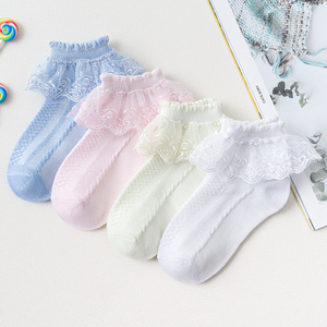 <span class=keywords><strong>Calcetines</strong></span> <span class=keywords><strong>de</strong></span> <span class=keywords><strong>Encaje</strong></span> Finos y Transpirables para <span class=keywords><strong>Niñas</strong></span>, Estilo Lolita, <span class=keywords><strong>de</strong></span> Algodón, para Vestidos <span class=keywords><strong>de</strong></span> Princesa, Verano, Baile - Product Image 4