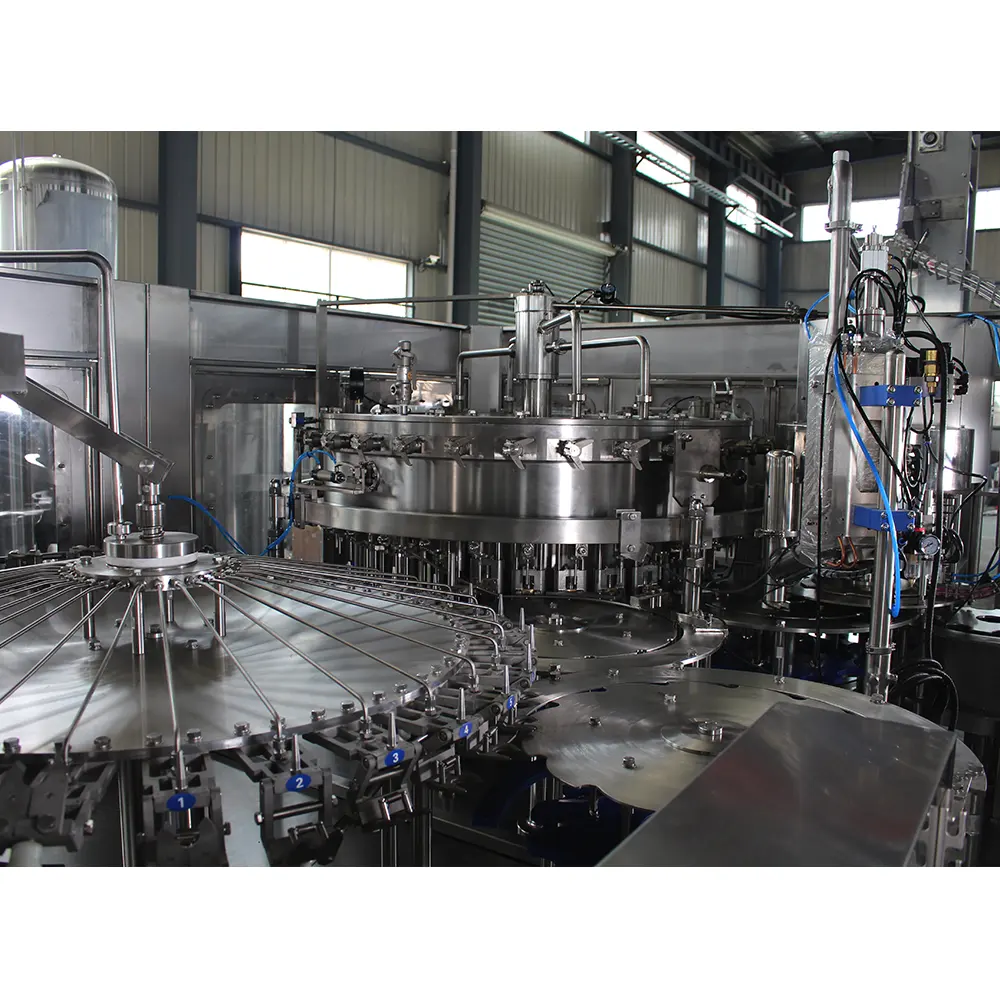 Factory Hot Sale 12000BPH Powerful Soft Can Automatic Carbonated Drink Filling Machine