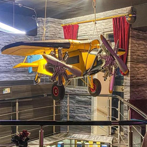 Modèle d'avion décoratif sur le thème de l'<span class=keywords><strong>aviation</strong></span> moderne, grand avion suspendu pour la salle VIP de l'aéroport et l'affichage dans le hall de bureau - Product Image 4