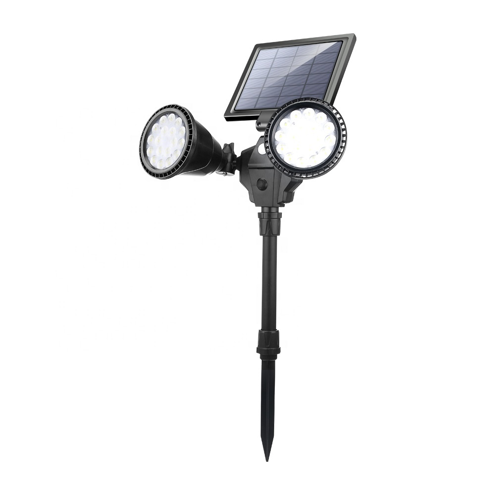 Landscape Garden Solar Lights for Home Led Spot Spike Light Outdoor IP65 Waterproof Dual Color Temperature Motion Sensor