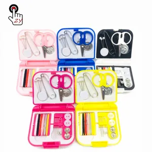 Mini Portable Sewing Box Supplies Accessories Tools Kit Cotton Thread Bobbin Case Beginner Embroidery Kits for Home