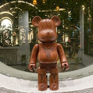 Figura de Oso Bearbrick de Madera Natural Hecha a Mano de Lujo, 10 Jerseys de Estrellas de Fútbol Argentinas, Juguete Coleccionable de Arte, Decoración para el Hogar - Product Image 6