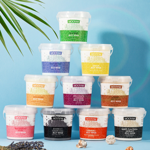 Masque facial en gelée 1L, marque privée, apaisant la peau, réduction de l'acné, hydratant, collagène, masque facial en gelée pour le bikini, poudre - Product Image 1