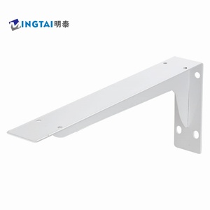 Support mural triangulaire en métal <span class=keywords><strong>pour</strong></span> étagère, fixation <span class=keywords><strong>pour</strong></span> armoire, en fer noir ou acier inoxydable - Product Image 2