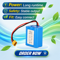 Batterie au lithium ternaire 18650 haute densité énergétique 12V 4400mAh, cathode LiNiMnCoO2, 500 cycles, garantie 12 mois, rechargeable