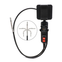 Caméra d'inspection endoscopique pour moteur Android/iOS, lentille miniature 3,9 mm/6,0 mm, LED, caméra boroscope articulée à 360° pour moteur diesel de voiture