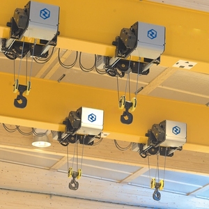 Ruicheng Sale Low Headroom European Electric Trolley Hoist untuk Derek Bengkel - Product Image 1
