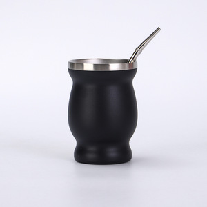 Tasse à maté de 8 oz avec poignée fixe, design incassable et résistant à l'usure pour le bureau et une utilisation quotidienne à long terme - Product Image 3