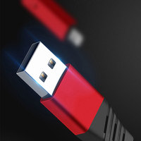 Câble de charge USB réutilisable de type C pour téléphone portable, réglable, à réparation rapide, pour écouteurs Red Magic