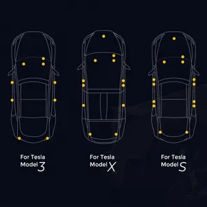 Applicable pour Tesla modèle 3 X S Y led 12V lumière de porte coffre lumière intérieur kit accessoires Fit générique Installation facile