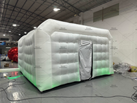 Cabine de yoga gonflable personnalisée, portable, blanche, de qualité commerciale, pour la gymnastique et le yoga chaud