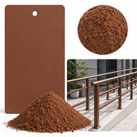 Revêtement en poudre de plastique thermodurcissable gris mat écologique, couleur uniforme, excellente résistance aux rayures, spécialement formulé