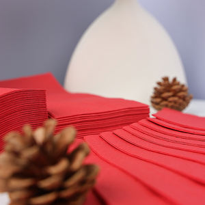 Usine de gros personnalisé double couche soft-pack mouchoirs en papier, restaurant et hôtel rouge serviettes échantillons gratuits fournis - Product Image 2