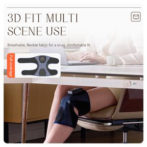 Masajeador de Rodilla EMS Recargable por USB, Diseño de Envoltura para Rodilla con Botón a Presión, 4 Modos, 12 Niveles, 2 Años de Garantía, Marca Privada OEM, EMS REAL - Product Image 1