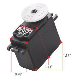 Servo Económico Estándar RC Hitec HS-311, 43g, 3.5kg.cm, 4.8V-6.0V, 40x20x36.5mm para Aficionados al RC - Product Image 4