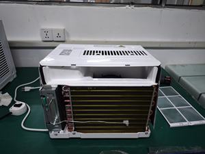 Aire Acondicionado de Ventana de 17000 <span class=keywords><strong>BTU</strong></span> con Ahorro de Energía, Inverter de Refrigeración y Calefacción, Aleta Dorada con Control Mecánico de Perilla para Habitación - Product Image 3