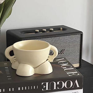 แก้วกาแฟพร้อมจานรองสไตล์นอร์ดิกน่ารัก ความจุขนาดใหญ่ - Product Image 6