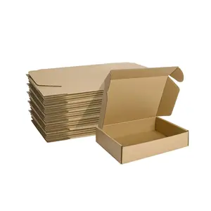 कस्टम लोगो बीहड़ Takeaway मेलिंग पैकेजिंग साहित्य शिपिंग गत्ता नालीदार कागज पैकेजिंग बॉक्स