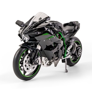 Alloy Metal Diecast <strong>Motorcycle</strong> Models <strong>Toy</strong> Set 1:9 Scale Die-Cast <strong>Motorcycles</strong> with Light &amp; Sounds Diecast <strong>Toy</strong> Moto Bike for Kids - Product Image 1