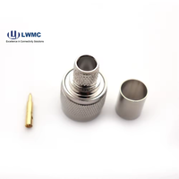 LWMC 50Ohm HF-Koaxial-N-Stecker Mit Gerader Crimp Verbindung Fur HF-Stecker Des LMR400 Frecuencia de CC a 11GHz