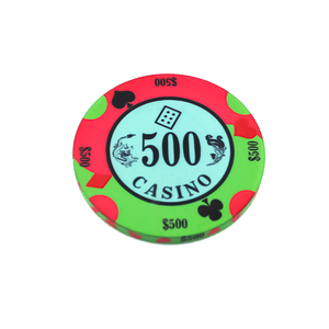 Jetons de poker hybrides en céramique personnalisés pour la sublimation, ronds, pour Blackjack et Texas Hold'em, <span class=keywords><strong>50</strong></span> mm, 16,2 grammes, épaisseur 3,3 mm, vente en gros, vierges - Product Image 5