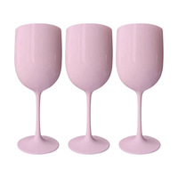 Gobelets à champagne en plastique PP de 450 ml avec logo personnalisé, qualité supérieure, réutilisables, durables, vente en gros pour les événements
