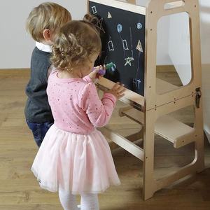 Tour d'apprentissage Montessori, tabouret d'aide à la <span class=keywords><strong>cuisine</strong></span>, tour d'apprentissage, <span class=keywords><strong>hauteur</strong></span> réglable, vente en gros, promotion - Product Image 2