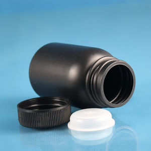 Nouveauté Bouteille en plastique HDPE à grande ouverture d'une capacité de 100ml avec capuchon intérieur pour le stockage à usage expérimental <span class=keywords><strong>ou</strong></span> l'ensachage imprimé - Product Image 4