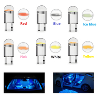 Ampoule LED T10 12V 5W Directe 9x23mm COB Clair comme du cristal Sans erreur Canbus pour éclairage de plaque d'immatriculation et plafonnier intérieur de voiture