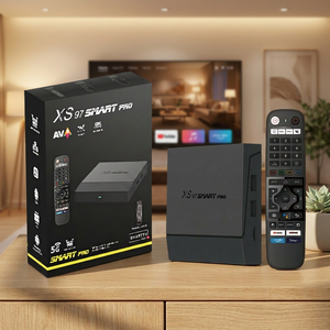 XS97 SMART PRO <b>Android</b> 14 TV <b>Box</b> 4K Ultra HD 5G Dual Band WiFi Octa Core Amlogic S905X4 Smart Media Player - Product Image 1