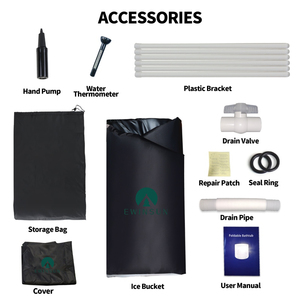 Ewinsun-Tienda moderna de sauna de <span class=keywords><strong>vapor</strong></span> húmedo, conveniente <span class=keywords><strong>baño</strong></span> de hielo portátil para recuperación corporal, nueva característica popular para conocedores de la salud - Product Image 5