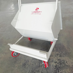 Cubo basculante apilable Tolva de descarga automática para transportador de virutas - Product Image 4