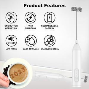 Wiederaufladbarer Elektrischer Milchaufschäumer mit USB-C Ladeanschluss - Product Image 5