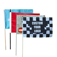 Drapeaux de pays du monde entier, mini drapeaux de bureau double face pour drapeaux de table de bureau