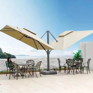 Fabricantes al aire libre Sun Umbrella LED Outdoor Patio Jardín Roman Sun Umbrella Paraguas de aluminio para terraza Spot al por mayor - Product Image 1