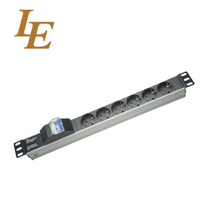 PDU de 19 Pulgadas con 6 o 8 Tomas de Corriente, 1U, de Aluminio, Tipo Europeo/Alemán, para Racks de Servidores - Product Image 4