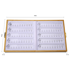 Kit Comparativo Anster per Selezionare Diamanti e Zirconi, 0.3-5 Carati, 10 Forme, 90 Dimensioni, Taglio Ghiaccio, per Gioiellerie - Product Image 6