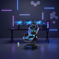 Chaise pivotante ergonomique de haute qualité avec fonction de massage, chaise de jeu pour ordinateur confortable pour adultes, pliable - pour adultes