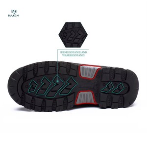 Bottes de sécurité mi-montantes Lea, résistantes à l'huile et antidérapantes, chaussures de sécurité industrielles avec embout en <span class=keywords><strong>acier</strong></span> <span class=keywords><strong>pour</strong></span> la construction et l'usine, unisexe, homme - Product Image 4