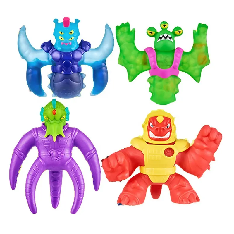 DIHAO Children Squeeze Toy Goo Jit Zu Hot 4 Styles Marvel Action Figures Relieve Stress