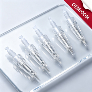 Cartucce per Aghi da Tatuaggio Sterili Monouso Solong con Membrana in Silicone RL 20 Pezzi/Scatola per Sopracciglia e Labbra - Product Image 1