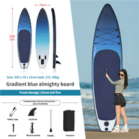 Planche de paddle gonflable en PVC épais pour l'extérieur, écologique, portable, polyvalente, pour le surf en vagues, personnalisable, unisexe, Breezy