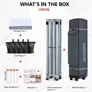 Pop Up canopy khung nhôm nặng khung nhôm canopy nhôm Pop Up Lều Pop Up lục giác Lều carpa plegable - Product Image 4