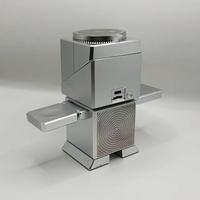 2026 Model Pribadi Terbaru Ex Factory Q12.2 25W 6 in 1 Pengisi Daya Nirkabel Berdiri Layar Sentuh MP3 Robot Berputar