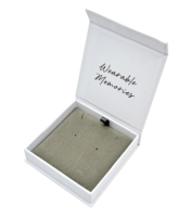 Boîte à bijoux blanche de luxe, emballage personnalisé avec logo, pour bague, collier, bracelet, boucles d'oreilles, emballage en papier pour bijoux, pour expédition et présentation