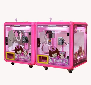 2024 Coin Operated Flat Single Toy Claw Vending Machine Flat Toy Crane Machine