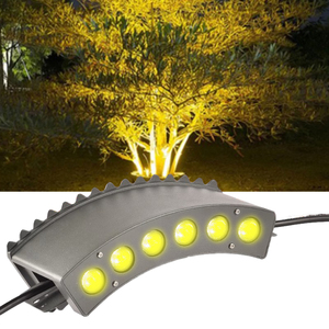 Palme Ring Licht RGB Farbwechsel IP65 Wasserdicht im Freien für Park Garten Landschaft Pole Post Coconut Tree Beleuchtung - Product Image 1