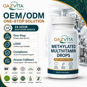 OAZVITA OEM Gotas Líquidas de Vitamina B12, Suplementos Alimenticios, Apoyo para la Salud Cerebral e Inmunológica, Gotas de Vitamina B12 de Grado Alimenticio - Product Image 1