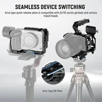 Accessoire CA011 pour Sony FX3/FX30 OTAN Rail & Arca Quick Release Base Camera Cage